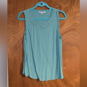 Daniel Rainn Teal Sleeveless Tank Top